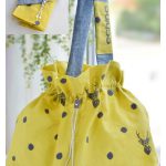 One Handle Drawstring Reusable Bag Free Sewing Pattern
