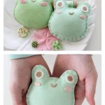 Felt Frogs Free Sewing Pattern