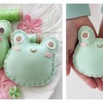 Felt Frogs Free Sewing Pattern