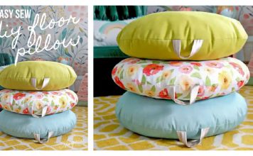 Floor Pillow Free Sewing Pattern