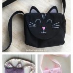 Little Cat Friend Bag Free Sewing Pattern