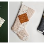 Quilted Christmas Stocking Free Sewing Pattern