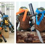Sock Ninja Turtle Toy Free Sewing Pattern