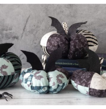 Batty Fabric Halloween Pumpkin Free Sewing Pattern