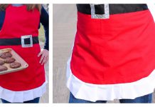 Christmas Santa Apron Free Sewing Pattern