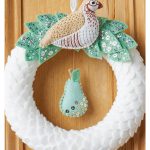 Felt Christmas Wreath Free Sewing Pattern