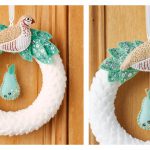 Felt Christmas Wreath Free Sewing Pattern