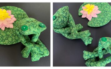Froggy Long Legs Toy Free Sewing Pattern