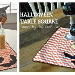 Halloween Table Square Free Sewing Pattern