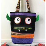 Monster Trick-or-Treat Bag Free Sewing Pattern