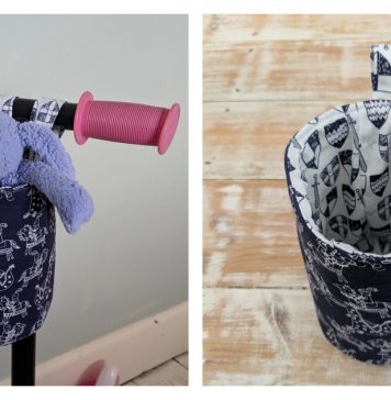 Scooter Pouch Free Sewing Pattern