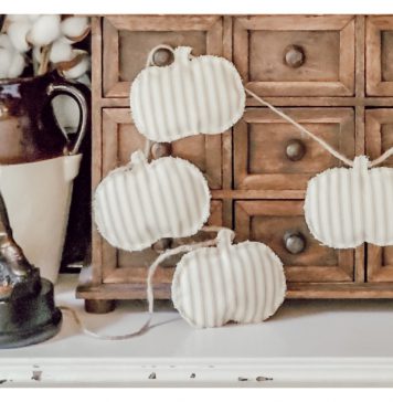 Fabric Pumpkin Garland Free Sewing Pattern