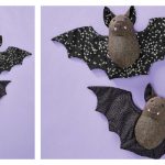 Halloween Bat Plush Free Sewing Pattern