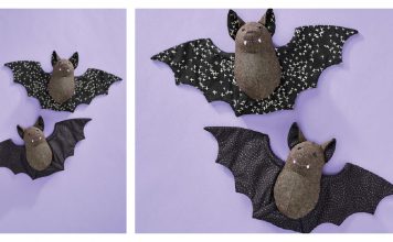 Halloween Bat Plush Free Sewing Pattern