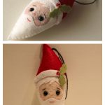 Santa Ornament Free Sewing Pattern