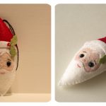 Santa Ornament Free Sewing Pattern
