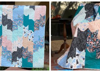 Cats on Cats Quilt Free Sewing Pattern