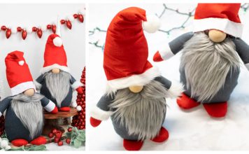 Christmas Gnome Free Sewing Pattern
