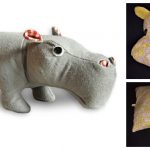 Hippo Pillow Free Sewing Pattern