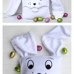 Floppy Ear Fleece Bunny Pillow Free Sewing Pattern