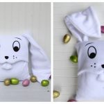 Floppy Ear Fleece Bunny Pillow Free Sewing Pattern