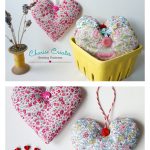 Heart Sachet Free Sewing Pattern