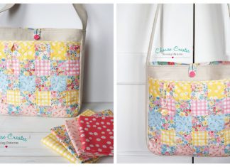 Patchwork Tote Bag Free Sewing Pattern