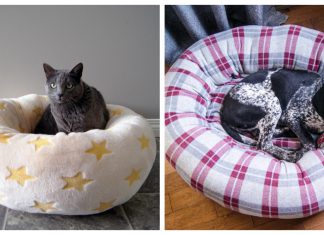 Pet Calming Bed Free Sewing Pattern