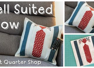 Well Suited Pillow Free Sewing Pattern