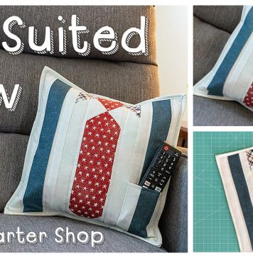 Well Suited Pillow Free Sewing Pattern