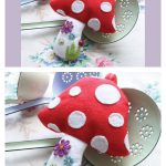 Felt Toadstool Free Sewing Pattern