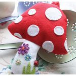 Felt Toadstool Free Sewing Pattern