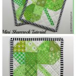 Mini Scrappy Shamrock Block Free Sewing Pattern
