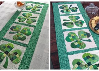 Shamrock Table Runner Free Sewing Pattern