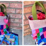 Fabric Mermaid Book Bag Free Sewing Pattern