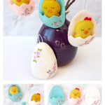 Felt Chick in an Egg Free Sewing Pattern