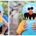 Monster Stuffed Animal Free Sewing Pattern