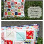 Scattered Squares Pillow Free Sewing Pattern