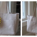 Drop Cloth Purse Bag Free Sewing Pattern