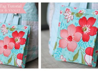 Luggage Tag Free Sewing Pattern