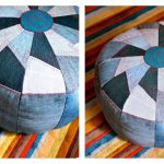 One Tough Denim Pouf Free Sewing Pattern