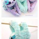 Sloth Plush Free Sewing Pattern and Video Tutorial