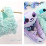 Sloth Plush Free Sewing Pattern and Video Tutorial
