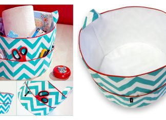 Sewing Room Task Basket Free Sewing Pattern