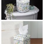 Blooming Tissue Box Covers Free Sewing Pattern