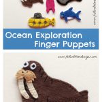 Felt Ocean Finger Puppets Free Sewing Pattern