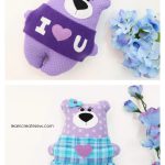 Little Bear Plush Free Sewing Pattern and Video Tutorial