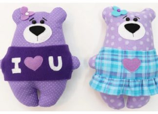 Little Bear Plush Free Sewing Pattern and Video Tutorial