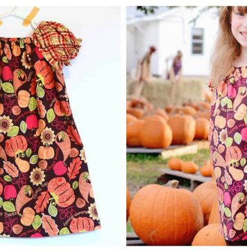 Peasant Dress Free Sewing Pattern