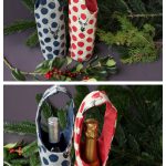 Bottle Gift Bag Free Sewing Pattern